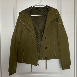 Topshop green bomber jacket